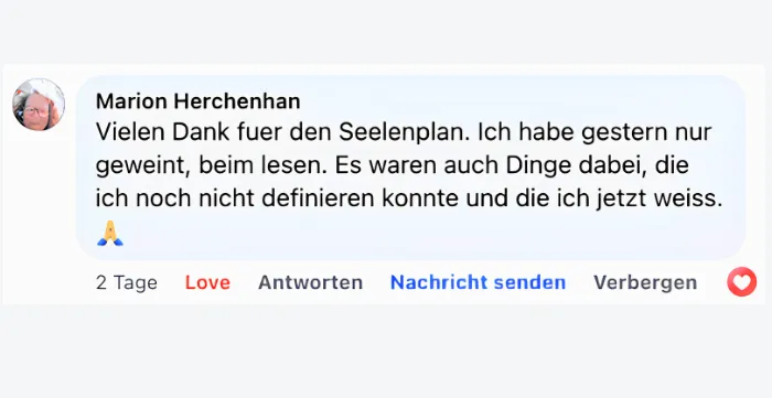 Sandra Hirsch Soul Plan Erfahrungen – Kunde bestätigt treffende Analyse seines Lebenszwecks
