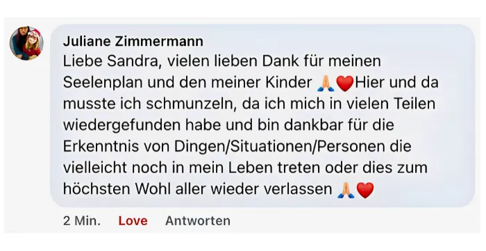 Sandra Hirsch Soul Plan Erfahrungen – Kundin fand ihren roten Faden durch den Seelenplan